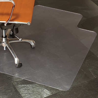 ES Robbins Natural Origins Hard Floor Chair Mat with Lip, 45″ x 53”, Clear Biopolymer (ESR143012) Simolary simolary.com