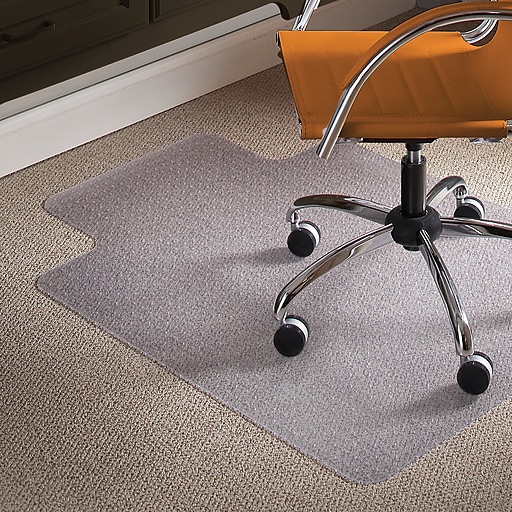 Natural Origins Chair Mat with Lip For Carpet, 36 x 48, Clear