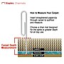 E.S. Robbins Anchormat Carpet Chair Mat, 46" x 60'', Low-Pile, Clear (ESR120321)~#|#~sp97363220_sc7