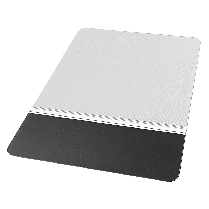 E.S. Robbins Sit or Stand Mat Hard Floor Chair Mat, 45" x 53'', Clear (ESR184603) image 1