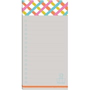 Post-it® Super Sticky Designer Notes with Magnets, 4" x 8", Lined, 75 Sheets/Pad (7366-OFF3)