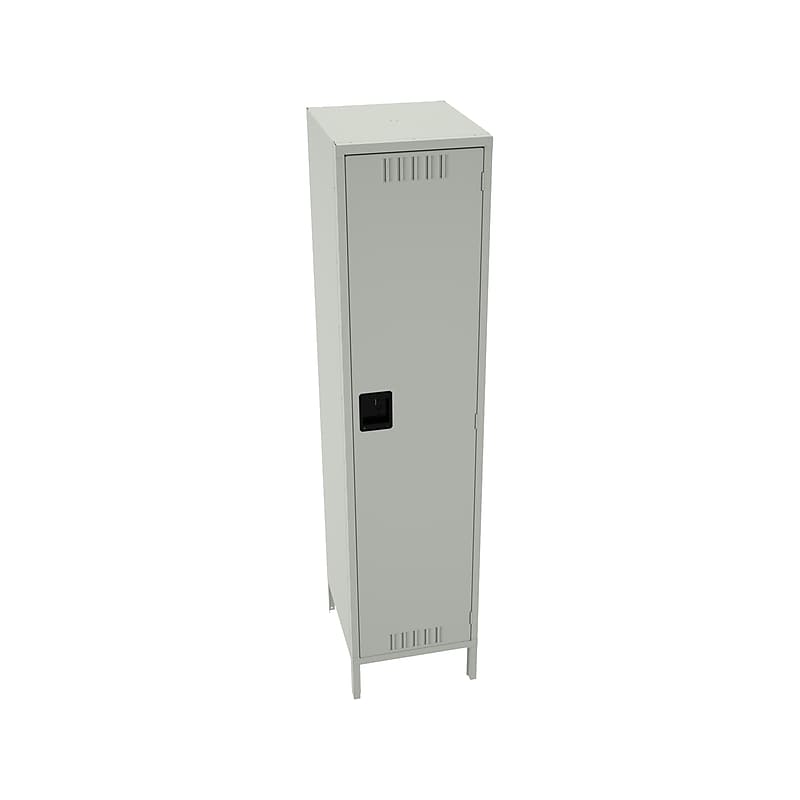 Tennsco 78" 1-Tier Light Gray Storage Locker (STS-181872-1-LGY) image 1