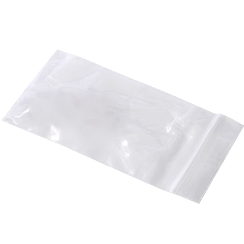2" x 8" Reclosable Poly Bags, 2 Mil, Clear, 1000/Carton (3535A) image 1