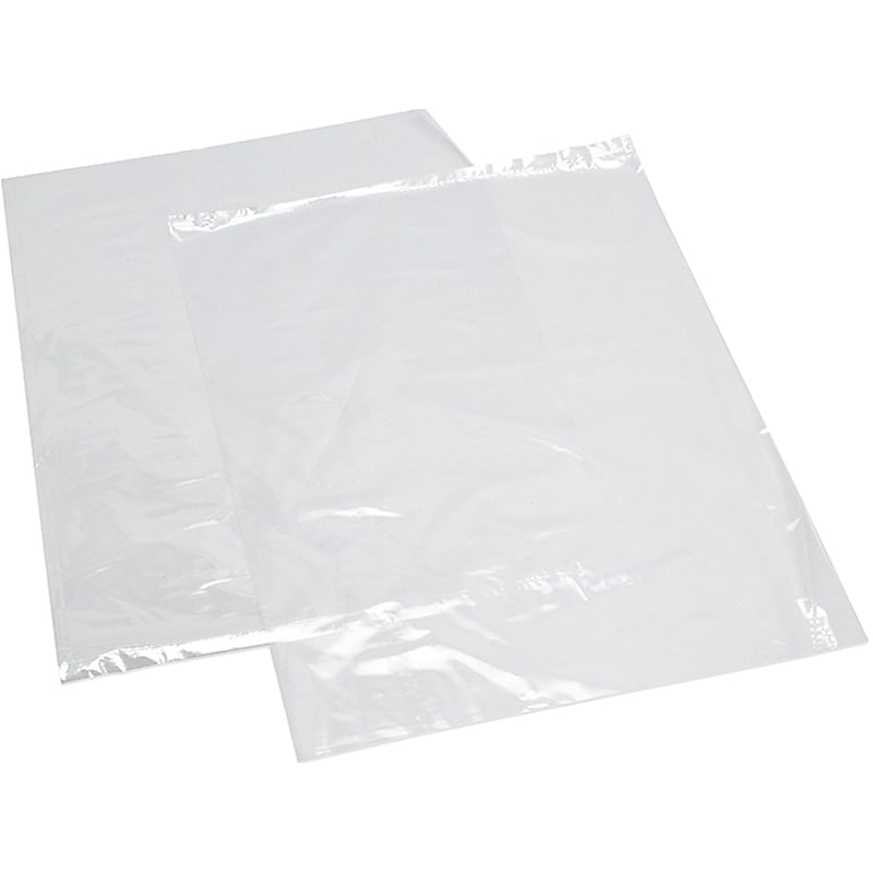 24" x 30" Layflat Poly Bags, 3 Mil, Clear, 250/Carton (PB955) image 1