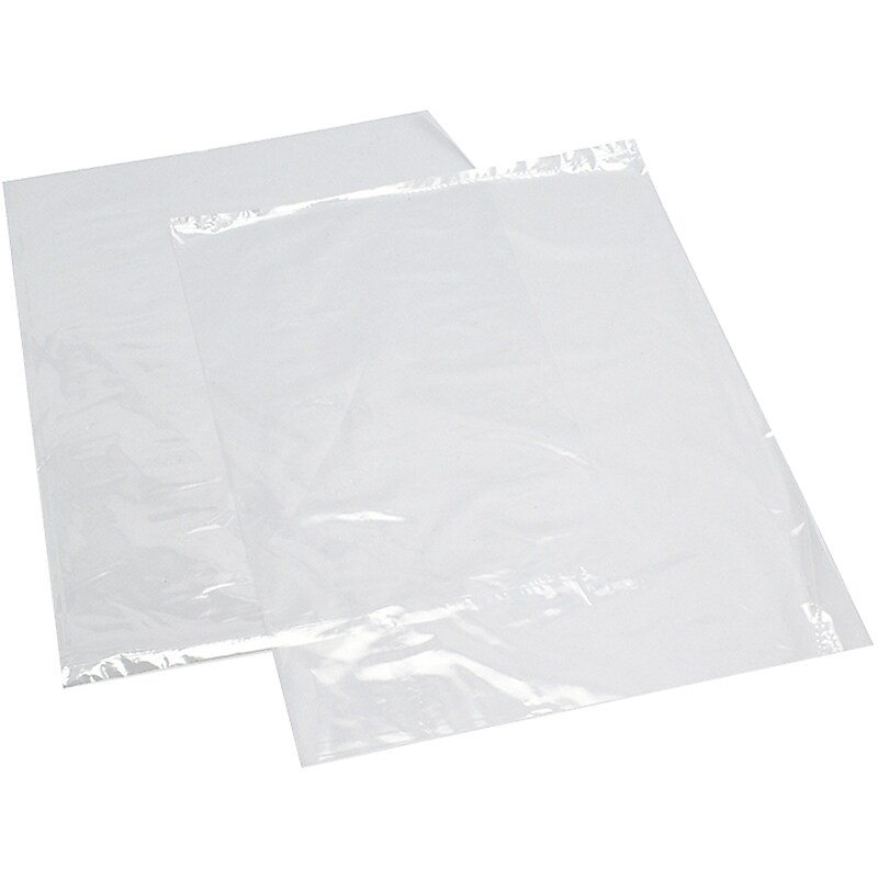 8" x 8" Layflat Poly Bags, 1.5 Mil, Clear, 1000/Carton (125) image 1