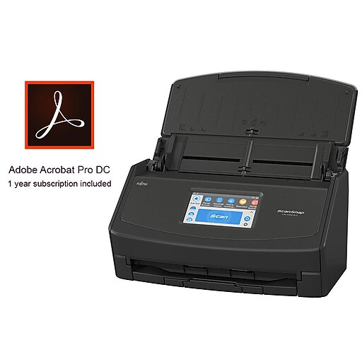 Fujitsu ScanSnap iX1500 Deluxe Document Scanner w/ Adobe Acrobat Pro DC