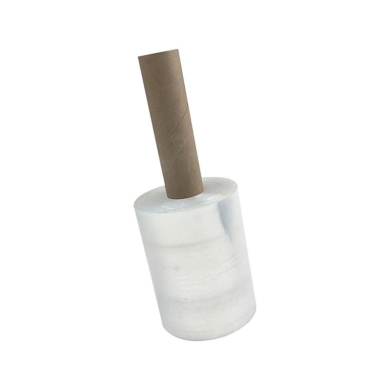 5" x 1000' 80 Gauge Banding Stretch Wrap, Clear, 15/Carton (TNBEC305) image 1