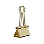 JAM Paper Colorful Binder Clips, Medium, 5/8" Capacity, Gold, 15/Pack (339BCgo)~#|#~sp97536540_sc7