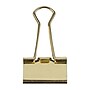JAM Paper Colorful Binder Clips, Medium, 5/8" Capacity, Gold, 15/Pack (339BCgo)~#|#~sp97536596_sc7