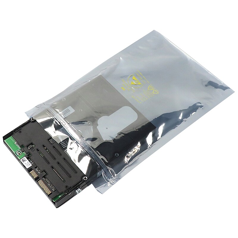 15" x 18" Reclosable Static Shielding Bags, 3.1 Mil, Transparent, 100/Carton (STC345) image 1