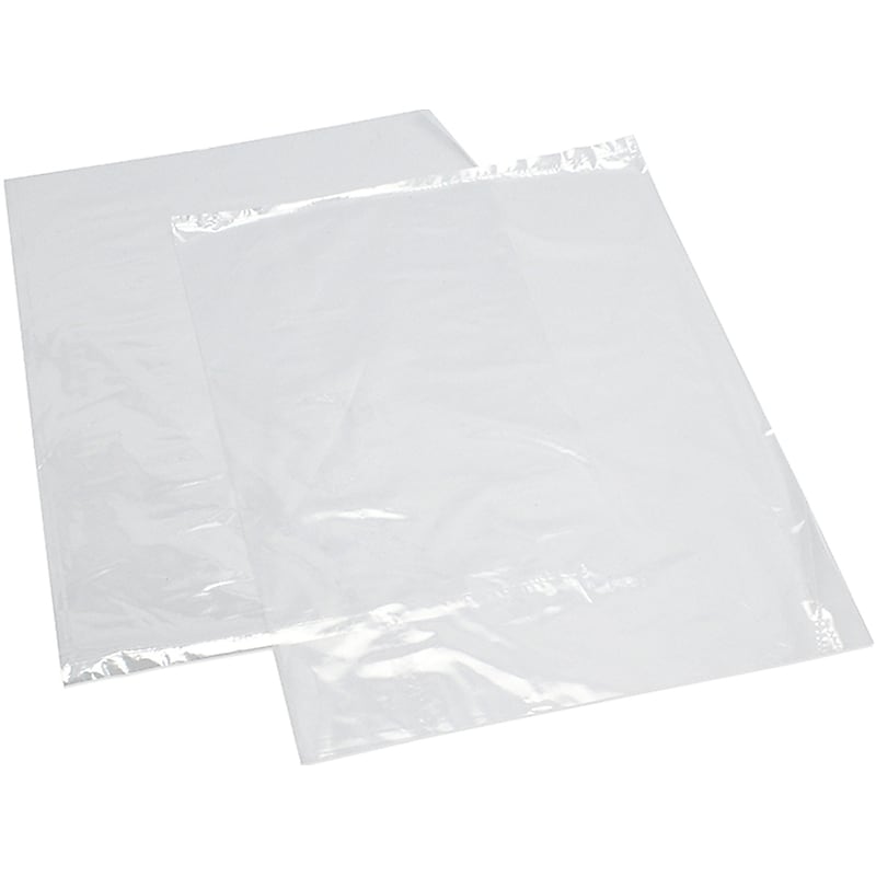 6" x 9" Layflat Poly Bags, 4 Mil, Clear, 1000/Carton (PB1110) image 1