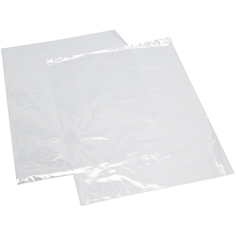 9" x 15" Flat Poly Bags, 2 Mil, Clear, 1000/Carton (PB482) image 1
