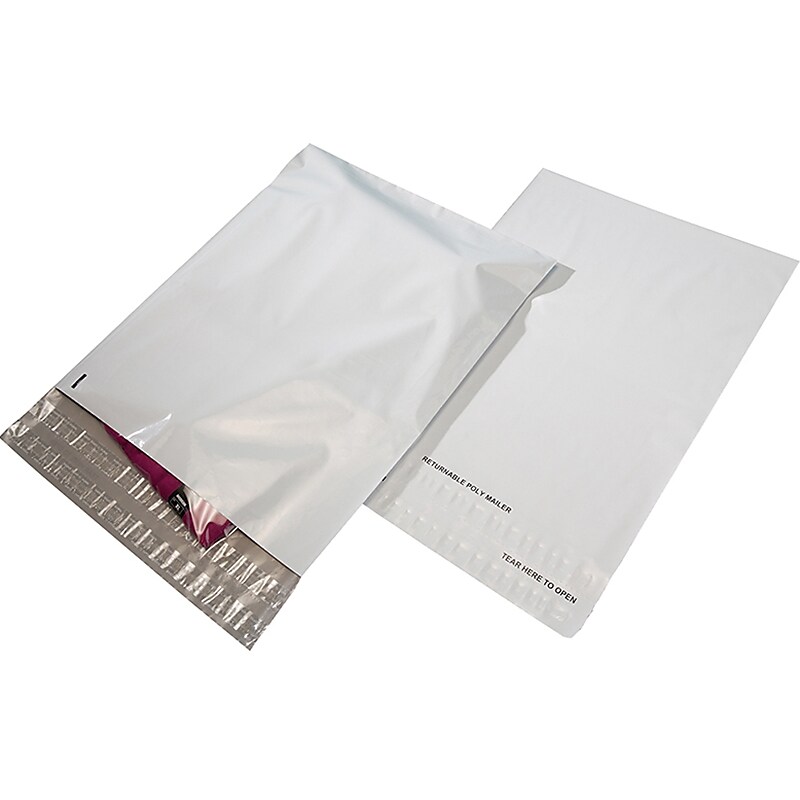 12" x 15.5" Returnable Self-Sealing Poly Mailer, 500/Carton (RPM1215) image 1