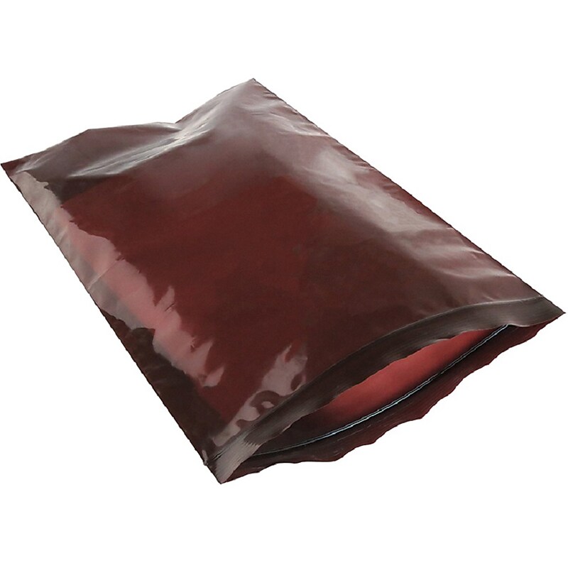 9" x 12" Reclosable Poly Bags, 3 Mil, Brown, 1000/Carton (PB12105) image 1
