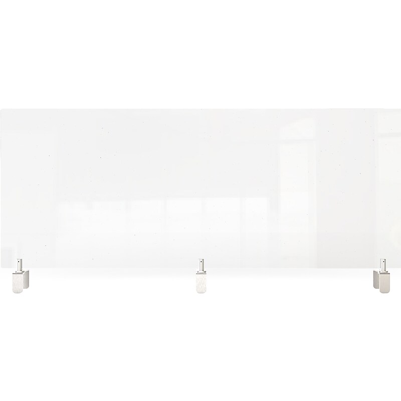 Ghent 18.31" x 59" Acrylic Non-Tackable Panel Extender, Clear (PEC1859-A) image 1