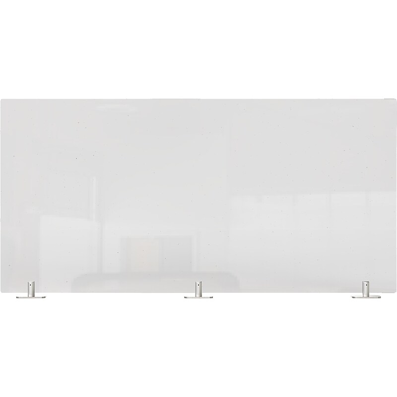 Ghent 18.06" x 59" Acrylic Non-Tackable Panel Extender, Clear (PEC2429-T) image 1