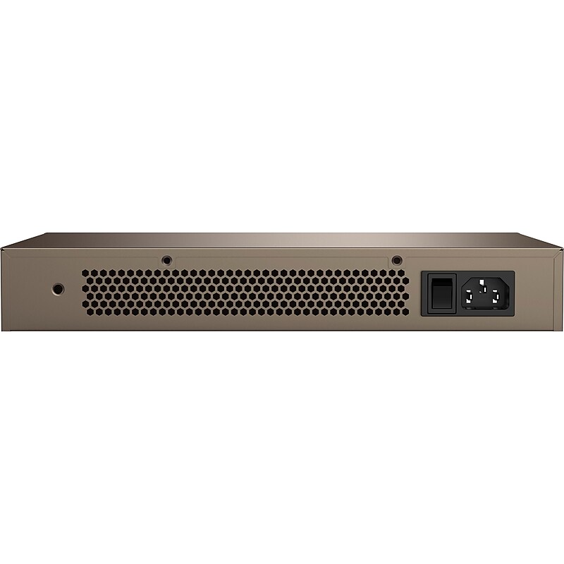 Tenda TEG1024D 24-Port Gigabit Ethernet Unmanaged Switch, Up to 2000 Mbps, Brown (TEG1024D) image 1