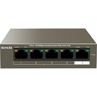 Tenda TEF1105P-4-63W 5-Port Gigabit Ethernet Desktop Switch
