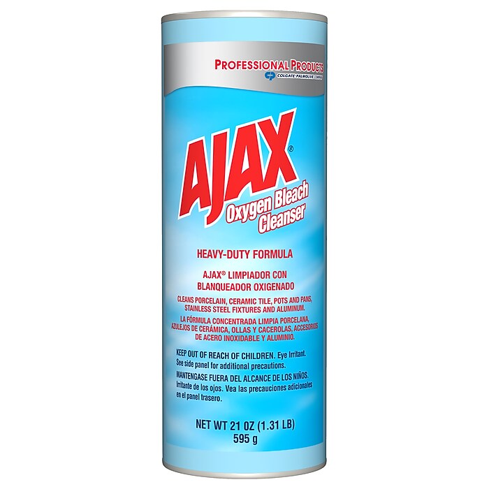 Ajax Heavy-Duty Oxygen Bleach Powder Cleanser, 24/Carton (214278
