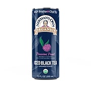 Newman's Own Organics Passion Fruit Iced Black Tea, Unsweetened, 12 oz., 12/Carton (TET12000)