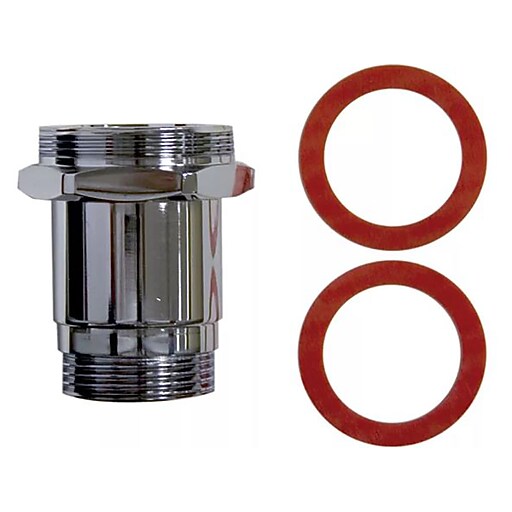 Rubbermaid Auto Flush Metal Teck Valve Adapter Kit, Polished Chrome