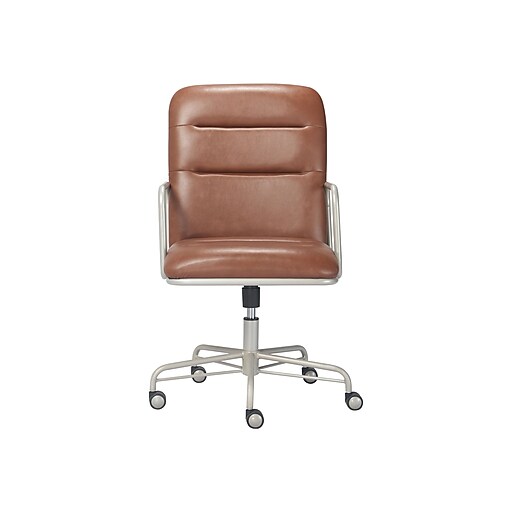 Finch Franklin Faux Leather Computer and Desk Chair, Camel (CHR10060B