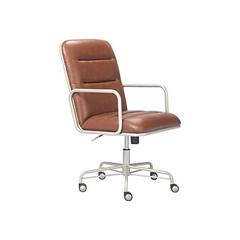 Finch Franklin Bonded Leather Computer and Desk Chair, Camel (CHR10060B)