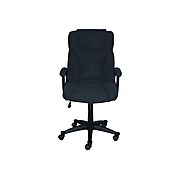 Serta Hannah II Fabric Executive Chair, Black (43672F)