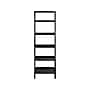 Winsome Bellamy 5-Shelf 69"H Leaning Bookcase, Black (29553)~#|#~sp98414967_sc7