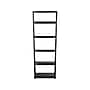 Winsome Bellamy 5-Shelf 69"H Leaning Bookcase, Black (29553)~#|#~sp98414971_sc7