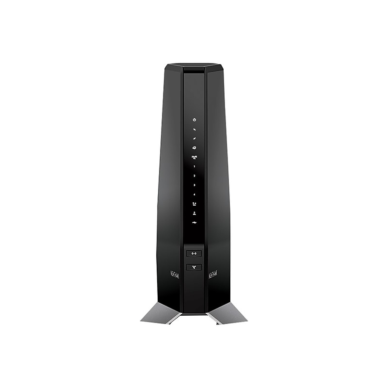 NETGEAR Nighthawk AX6000 Dual Band Wireless and Ethernet Cable Modem Router, Black (CAX80) image 1