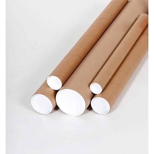 Kraft Mailing Tubes, 3" x 30", 24/Case (P3030K) at Staples