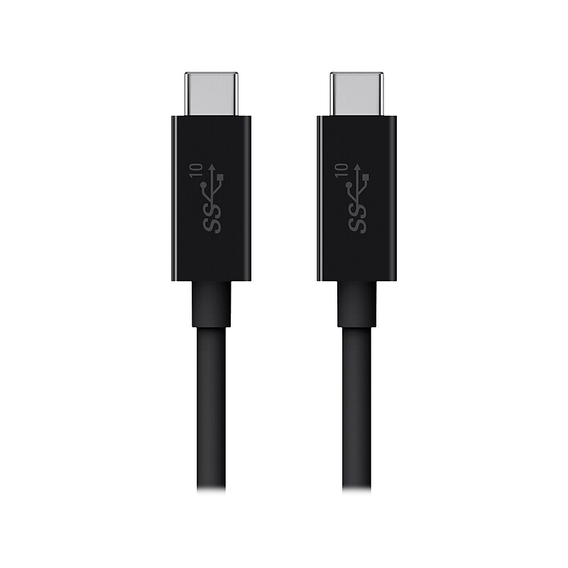 Belkin 3.3' USB C Male/C Male Cable, Black (F2CU052BT1M-BLK) image 1