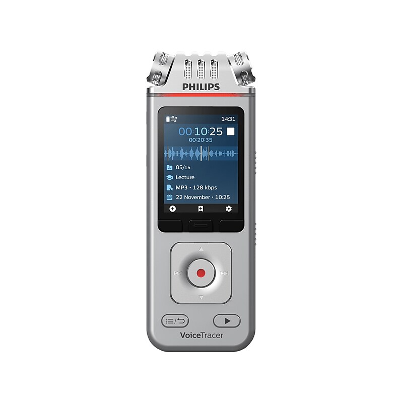 Philips VoiceTracer Digital Voice Recorder, 8 GB (DVT4110) image 1