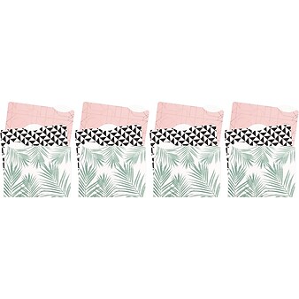 U Brands Modern Classic Fashion File Folders, 3-Tab, Letter Size, Assorted Colors, 12/Pack (3239U06-24)