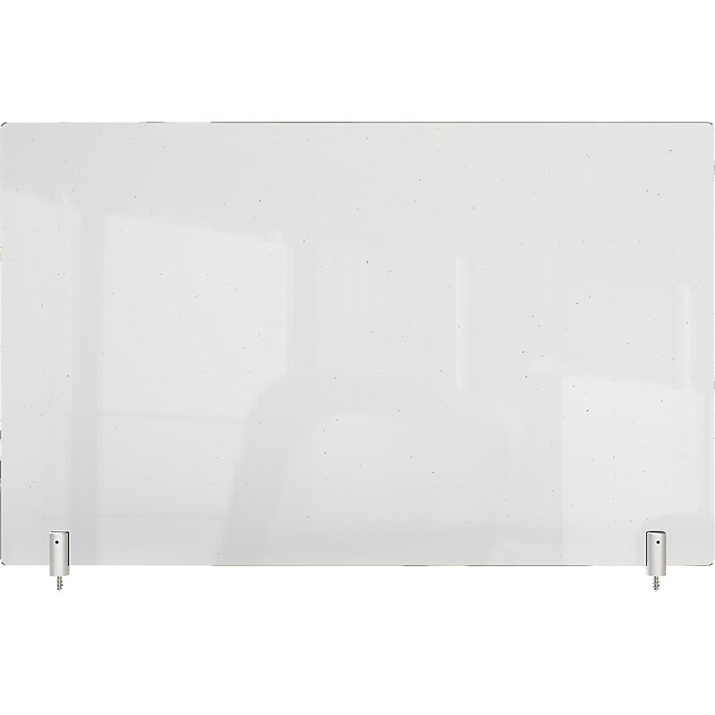 Ghent 23.88" x 23.5" Acrylic Non-Tackable Panel Extender, Clear (PEC2424-H) image 1