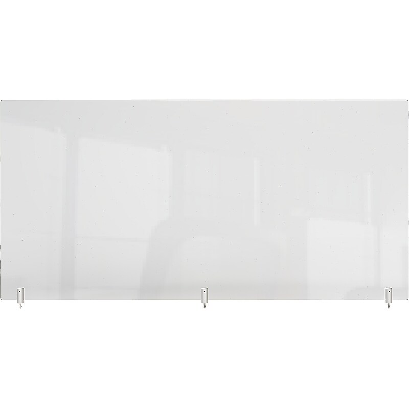 Ghent Screw 30" x 48" Acrylic Non-tackable Panel Extender, Clear (PEC3048-H) image 1