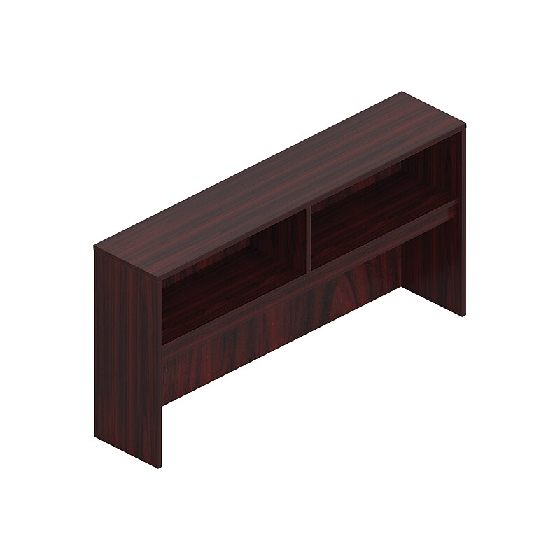 Offices To Go Superior 71"W Desktop Hutch, American Mahogany (TDSL71HOAML) image 1