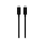 Belkin 2.6' USB Thunderbolt 3 USB-C to USB-C Cable, Black (F2CD084BT0.8MBK)~#|#~sp98950580_sc7