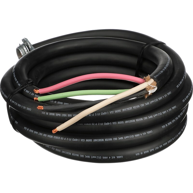 TPI Corporation 25' SO-Type Power Cord, Black (04917302) image 1
