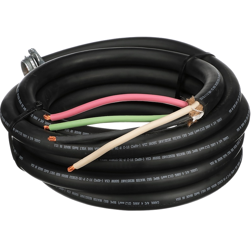 TPI Corporation 25' SO-Type Power Cord, Black (03164301) image 1