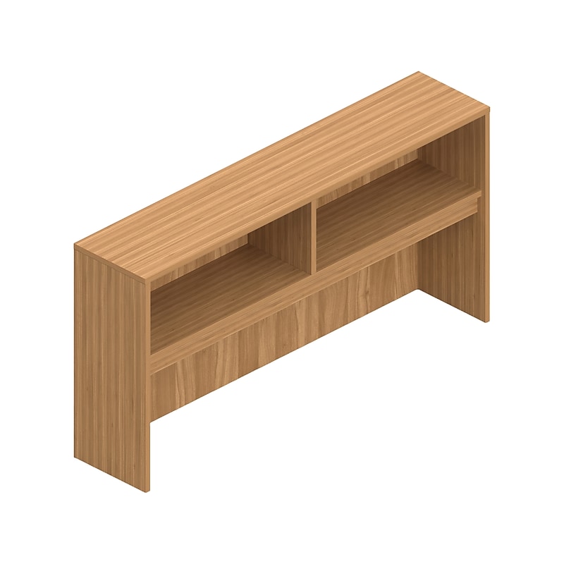Offices To Go Superior 71"W Desktop Hutch, Autumn Walnut (TDSL71HOAWL) image 1