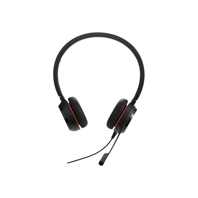 Jabra Evolve 20SE MS Stereo Computer Headset, Over-the-Head, Black (GSA4999-823-309) image 1