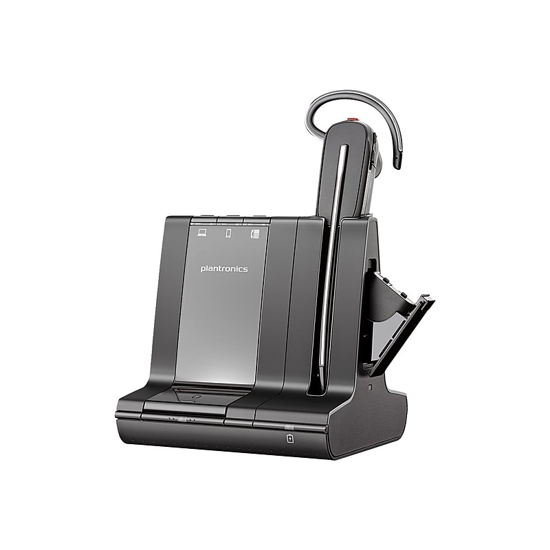 Poly Savi 8245 Office, Unlimited Talk Time Wireless Mono Headset, Black (7W069AA#ABA) image 1