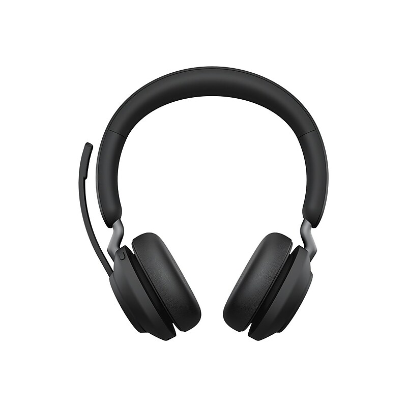 jabra Evolve2 65 UC Stereo USB-A Noise Canceling Bluetooth Stereo Computer Headset, Black (26599-989-889) image 1