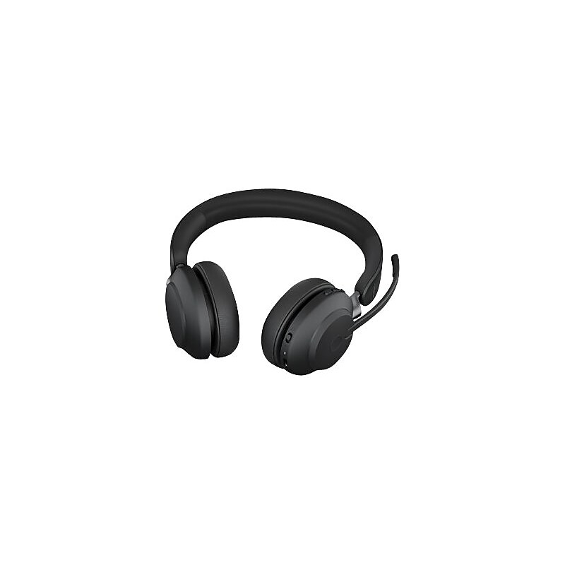 jabra Evolve2 65 UC Wireless Bluetooth Stereo Computer Headset, UC Certified, Black (26599-989-999) image 1