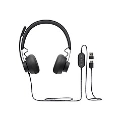 Logitech Zone Wired Noise Cancelling Stereo Computer Headset