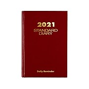 2021 AT-A-GLANCE 5.75" x 8.31" Planner, Standard Diary, Red (SD389-13-21)