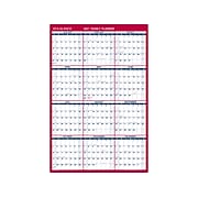 2021 AT-A-GLANCE 36.38" x 24.25" Wall Calendar, White/Red/Blue (PM26-28-21)