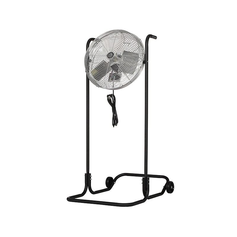 TPI F-18H-TE 53" Idustrial Floor Fan, 3-Speed, Gray/Black (07973002) image 1